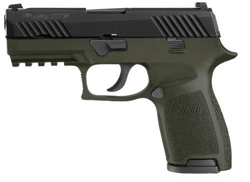 P320 Cmpct 9mm Nit-odg 15+1 Ns