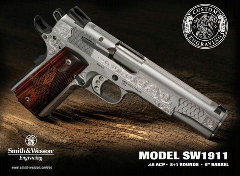 Sw1911 45acp 5 Ss-wd Engraved